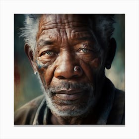 Morgan Freeman Canvas Print