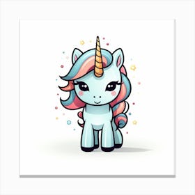 Cute Unicorn 331 Canvas Print