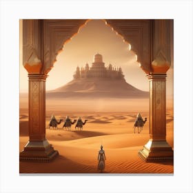Sands Of Time 4 Canvas Print