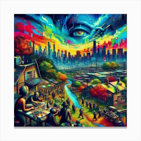 City Of Dreams 3 Canvas Print