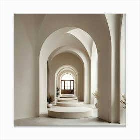 Arched Hallway 16 Canvas Print