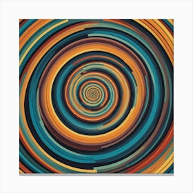 Abstract Spiral Background Canvas Print