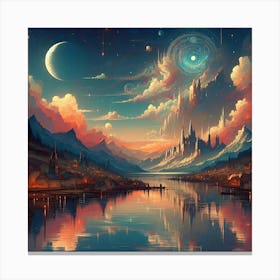 A Fantastical Land 26 Canvas Print