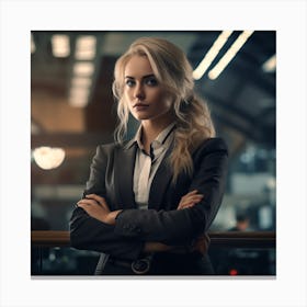 Businesswoman Canvas Print