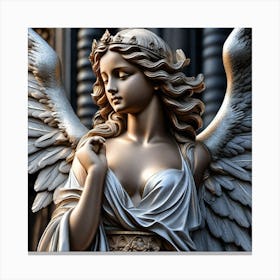 Angel Statue 2 Canvas Print