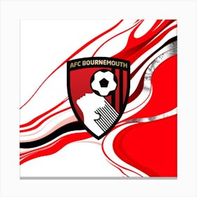 A.F.C. Bournemouth Logo Wall Arts Canvas Print