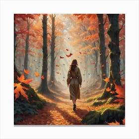 Autumn Forest 4 Canvas Print