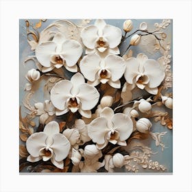 Antique white 1 Canvas Print