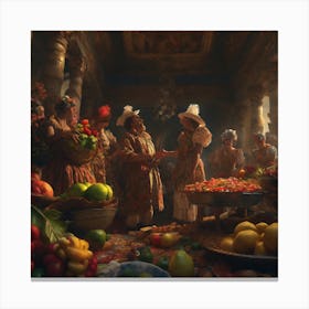 'The Princess And The Pea' Canvas Print