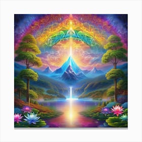 Rainbow In The Sky Canvas Print