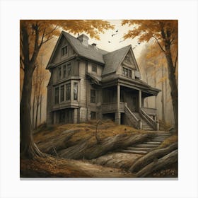 Haunted House Canvas Print