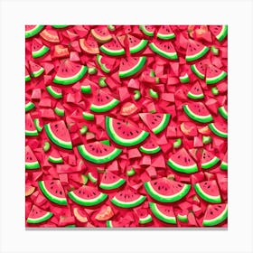 Watermelon Slices 5 Canvas Print