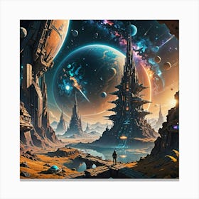 Space City4 Canvas Print