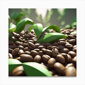 Coffee Beans 81 Canvas Print