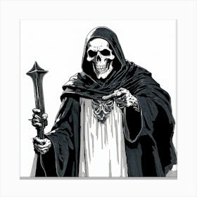 Grim Reaper Canvas Print