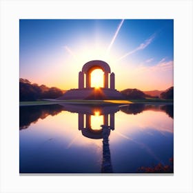 Wwii Memorial 3 Canvas Print