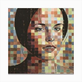 Woman'S Face 9 Canvas Print