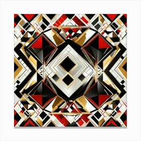 Red Diamond design Canvas Print