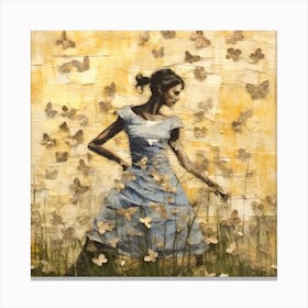 Butterfly Girl 1 Canvas Print