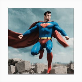 Superman 34 Canvas Print