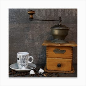 Coffee Grinder Canvas Print