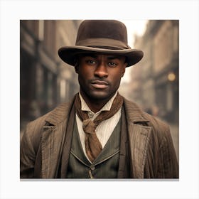 Man In A Hat Canvas Print