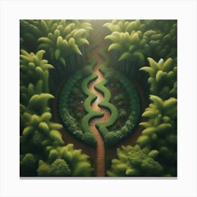 Path Through The Jungle Canvas Print