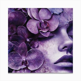 Purple Orchids Canvas Print