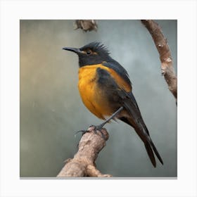 Rufous-Tailed Robin Canvas Print