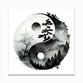 Yin Yang Canvas Print