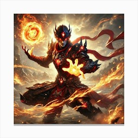 Ronan Ashheart In Elemental Combat Proficiency Canvas Print