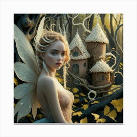 Fairy In The Forest 10 Canvas Print