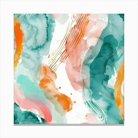 Abstract Watercolor Painting 36 Canvas Print