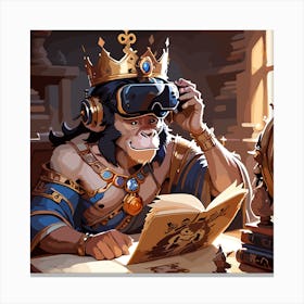 King Of Chess Canvas Print