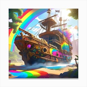 Pirate Ship 3 Canvas Print