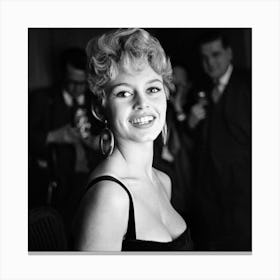 Brigitte Bardot Actress Canvas Print
