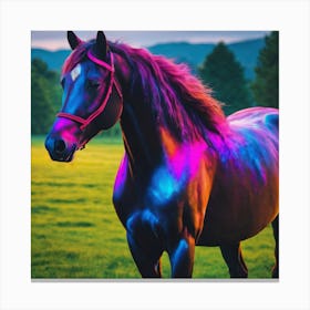 Horse Painting Canvas Print