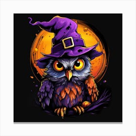 Halloween Owl 11 Canvas Print