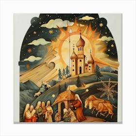 Nativity Scene 15 Canvas Print