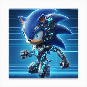 Sonic The Hedgehog 73 Canvas Print