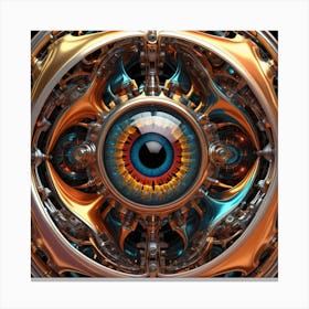 Eye Of The Machine 3 Canvas Print