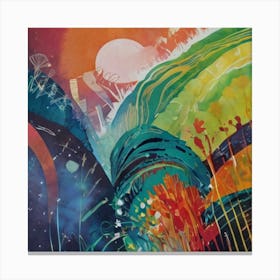 Landscape Painting Canvas Print