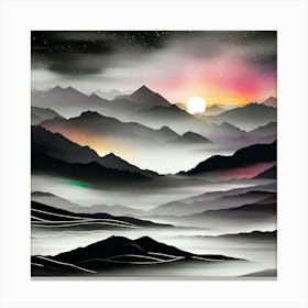 Landscape Painting Canvas Print