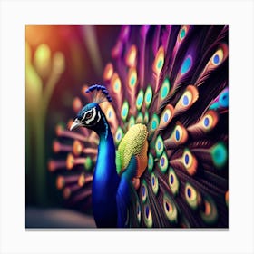 Peacock Canvas Print