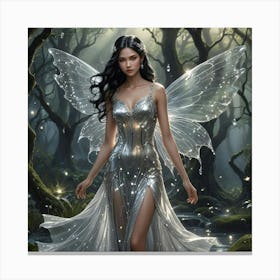 Fairy In The Forest 2 Canvas Print