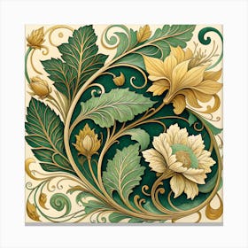 Floral Design Canvas Print