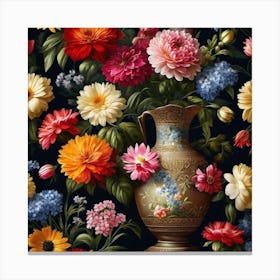 Flowers In A Vase 116 Canvas Print