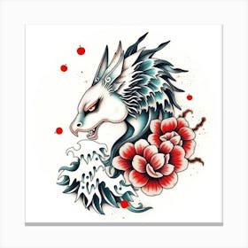 Japanese Dragon Canvas Print