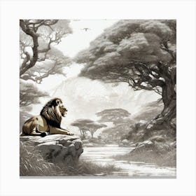 Lion King 7 Canvas Print