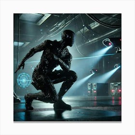 A Sci Fi Scene Showcasing Specter Stealth Master Canvas Print